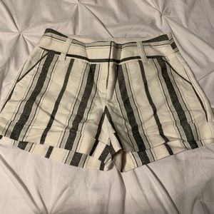 Stripped business casual shorts